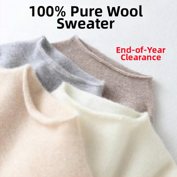 Moteriškas vilnos džemperis su stovinčia apykakle, vienarūšis raštas, ilgomis rankovėmis, siauras kirpimas (Sudėtis: vilna >95%; Raštas: vienarūšis; Apykaklė: stovinti; Rankovės: ilgos; Kirpimas: siauras)