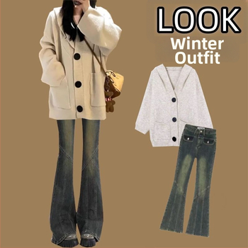 Geometriska raksta kapucētais adījuma kardigans, ledus zīds un spandeksa maisījums, garas piedurknes, V veida kakla izgriezums