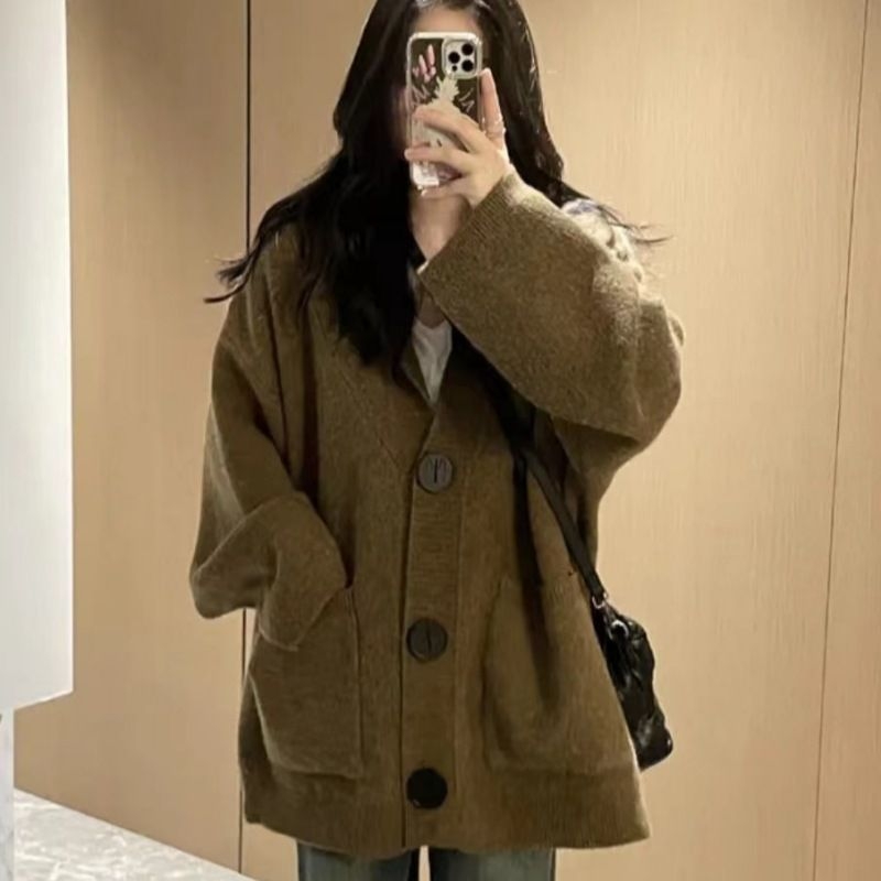 Кардиган с качулка, геометричен принт, ледено копринена смес със спандекс, дълги ръкави, V-образно деколте