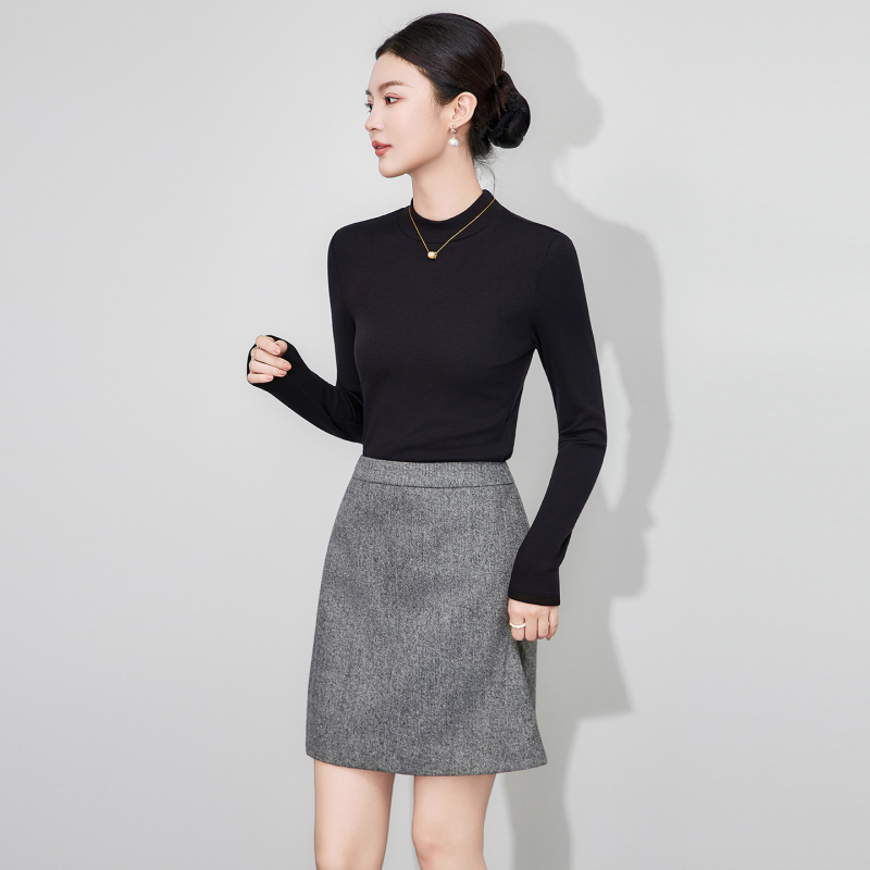 2513212-2025 Nova fleece bluza s polu-visokim ovratnikom, dugim rukavima, uski kroj, nježna prema koži