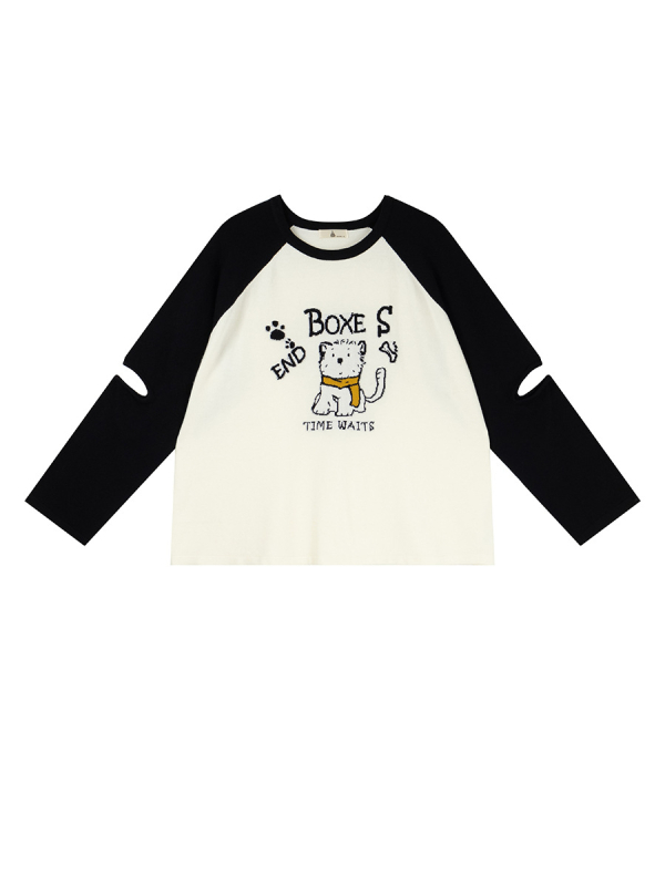 Love Moterų megztinis su iškirptėmis rankovėmis, apvalus kaklas, vidutinio storio, viskozės–poliesterio audinys, ruduo 2025