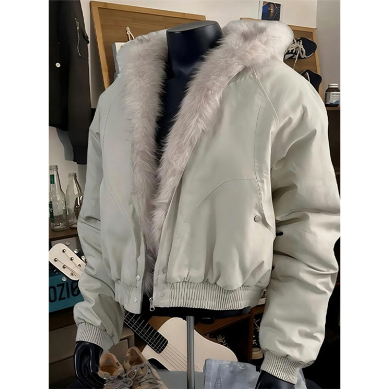 Muška kapuljačasta jakna s poliester punjenjem i podstavom, zatvarač, zimska toplina, bočni džepovi