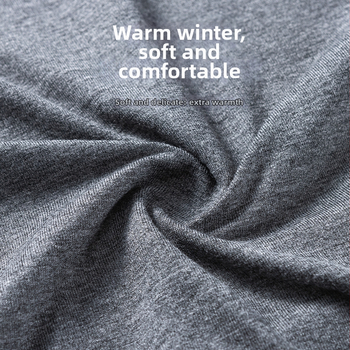 Vyriski terminiai apatinių komplektas: megztinis su apvaliu kaklu ir kelnaitės, viskozė 95%, stora medžiaga, lieknas kirpimas, šilta