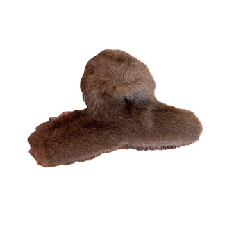 Gripper plaukų segtuvas – korėjos stiliaus, pūkuotas audinys, rankų darbo, galvos aksesuaras