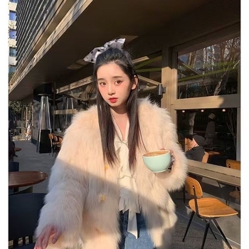 UNMUN moters vilnonis paltas, polo apykaklė, vidutinio storio, užsegimas diskine sagtimi