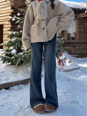 Traperice s flecom, široke nogavice, visok pojas, duljina do poda