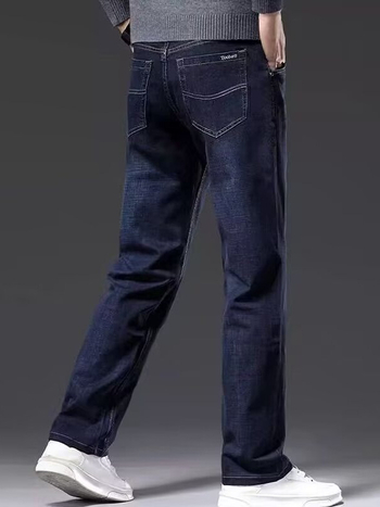 Muške traperice, ravni kroj, zimske, srednji porast, mikroelastične, 60% pamuka