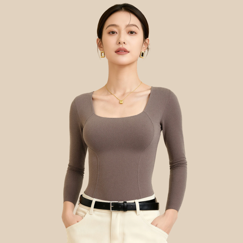 All-In-One Down termovest, mudel 8006, pikkade varrukatega, ilma rinnahoidjata aluskihiga, topeltkihiline