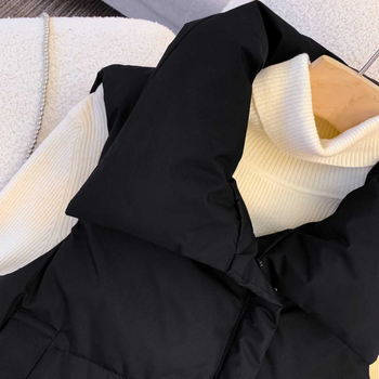 Női Chenille mellény polo gallérral, tavasz 2025, spandex keverék anyag