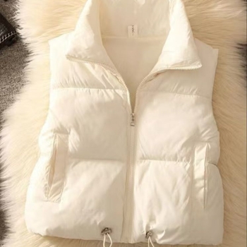 Chenille anyagú mellény polo gallérrel, Spandex 90–95%, tavasz 2025