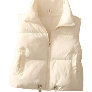 Chenille anyagú mellény polo gallérrel, Spandex 90–95%, tavasz 2025