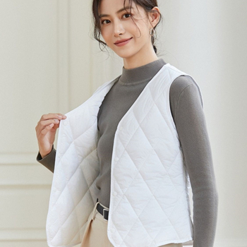 NŐI MELLÉNY – Klaszikus stílus, V-nyakú gallér, Rayon anyag, Könnyű meleg belső bélés