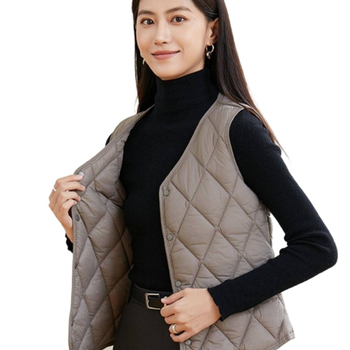 NŐI MELLÉNY – Klaszikus stílus, V-nyakú gallér, Rayon anyag, Könnyű meleg belső bélés