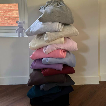 Moterų sportinės kelnės, laisvas kirpimas, elastinė juosta, gatvės/hip-hop stilius, 95%+ medvilnė, pavasaris 2025