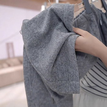 Γυναικείοι παντελόνες Scimitar, από μαλλιού μείγμα, ψηλή μέση, παχύ ύφασμα, χειμώνας 2025