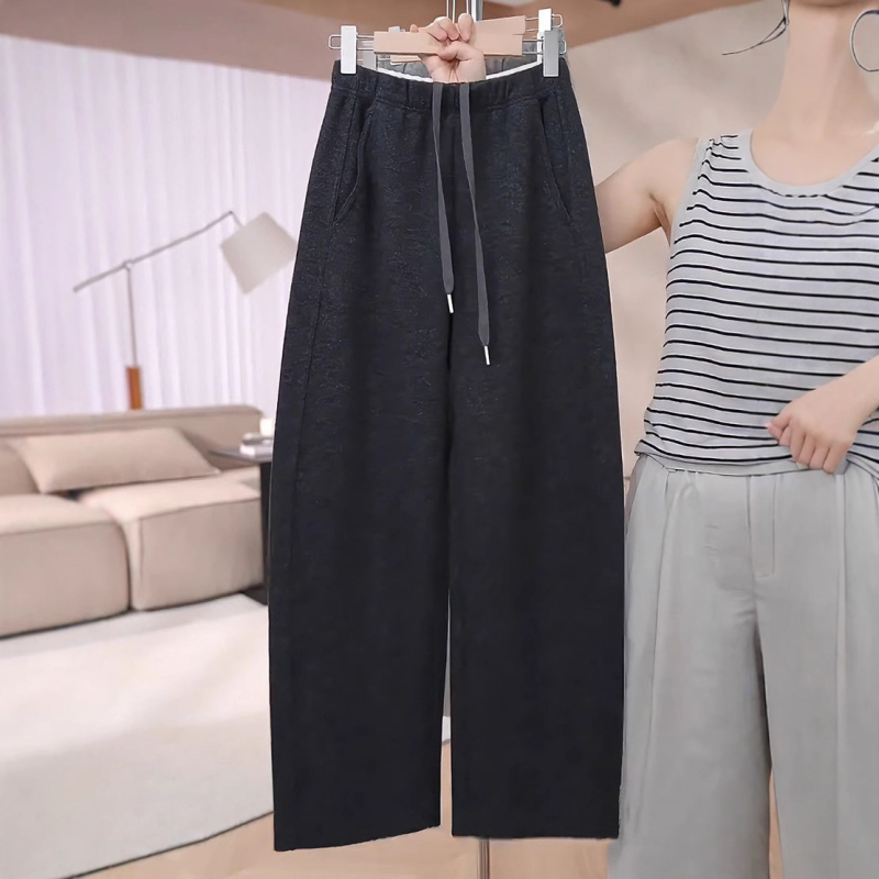 Γυναικείοι παντελόνες Scimitar, από μαλλιού μείγμα, ψηλή μέση, παχύ ύφασμα, χειμώνας 2025