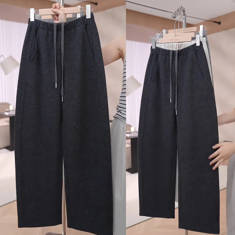 Γυναικείοι παντελόνες Scimitar, από μαλλιού μείγμα, ψηλή μέση, παχύ ύφασμα, χειμώνας 2025