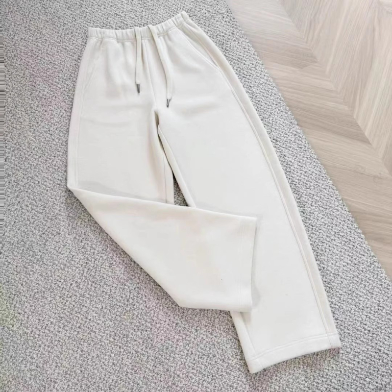 Γυναικείοι παντελόνες Scimitar, από μαλλιού μείγμα, ψηλή μέση, παχύ ύφασμα, χειμώνας 2025