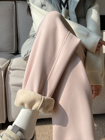 Női magas derekú harém stílusú edzőnadrág, poliészter-spandex keverék, 95% poliészter, vastag, téli 2024