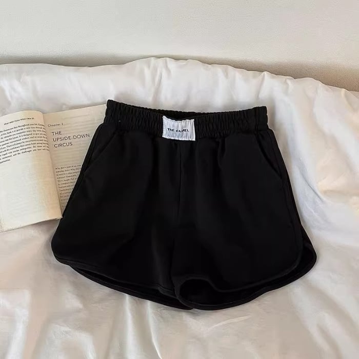 Ženske casual hlače sa sportskim stilom, 3/4 dužine, poliester ≥95%, široki kroj (3/4 dužine; poliester ≥95%)