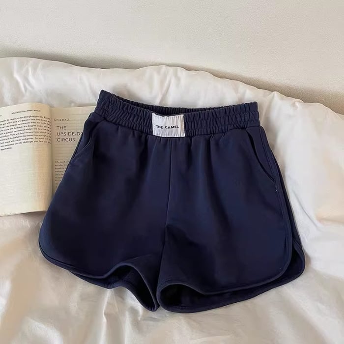 Ženske casual hlače sa sportskim stilom, 3/4 dužine, poliester ≥95%, široki kroj (3/4 dužine; poliester ≥95%)