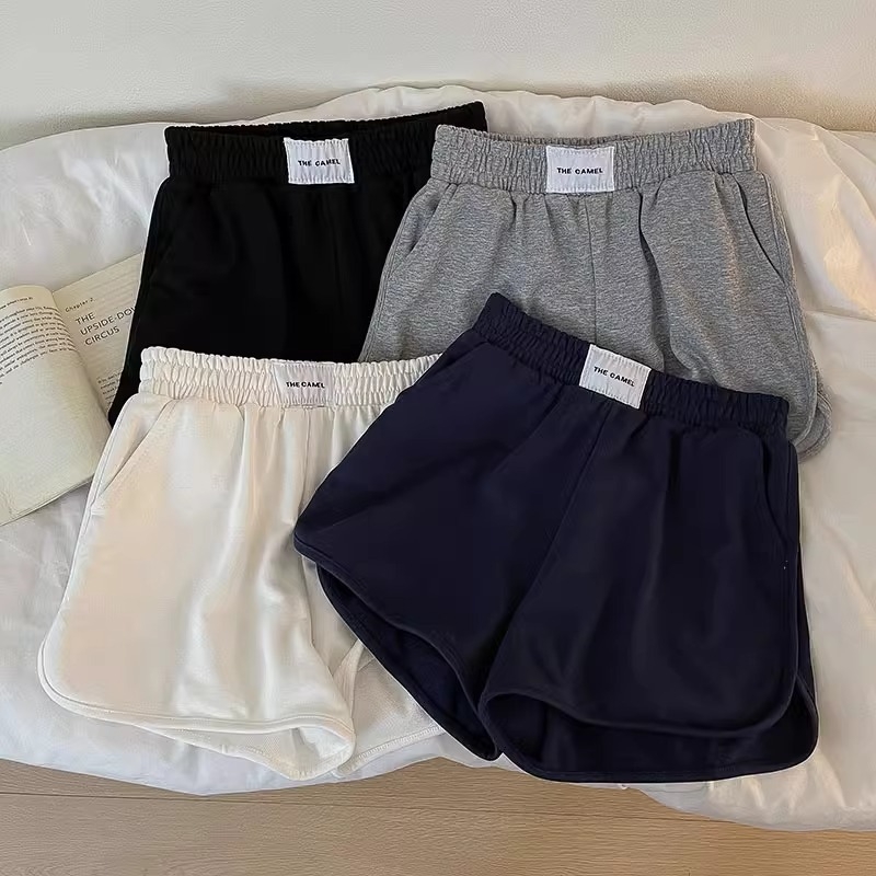 Ženske casual hlače sa sportskim stilom, 3/4 dužine, poliester ≥95%, široki kroj (3/4 dužine; poliester ≥95%)