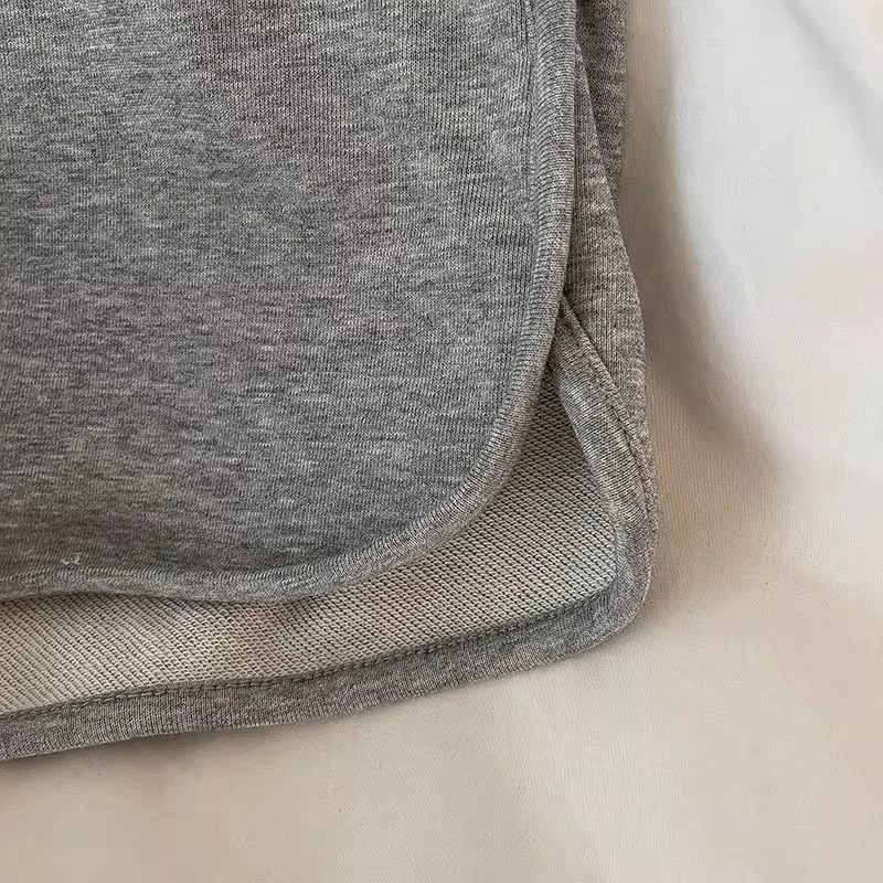 Ženske casual hlače sa sportskim stilom, 3/4 dužine, poliester ≥95%, široki kroj (3/4 dužine; poliester ≥95%)