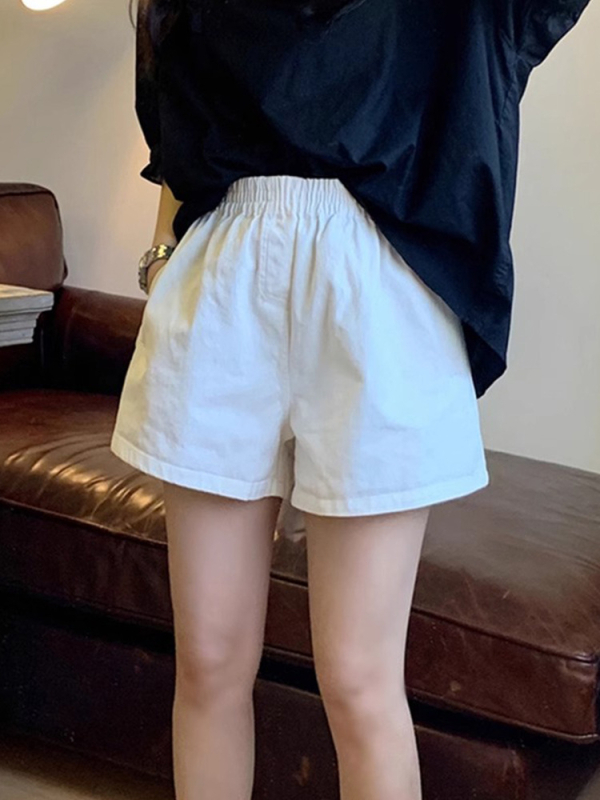 Női széleslábú casual nadrág, háromnegyedes hossz, magas derekú, vékony poliészter anyag (95%+), Ice Silk, gyorsan száradó