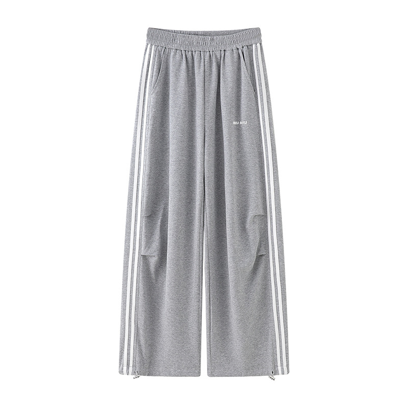 Női magas derekú, széles lábú casual nadrág, 70–80% pamut, őszi 2024