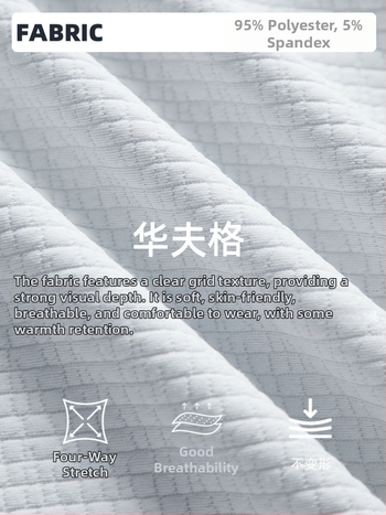 Vaflės tekstūros sportinės kelnės laisvo kirpimo, aukštas juosmuo, medvilnės–poliesterio mišinys 95%, kvėpuojančios, moterims, rudens sezonui