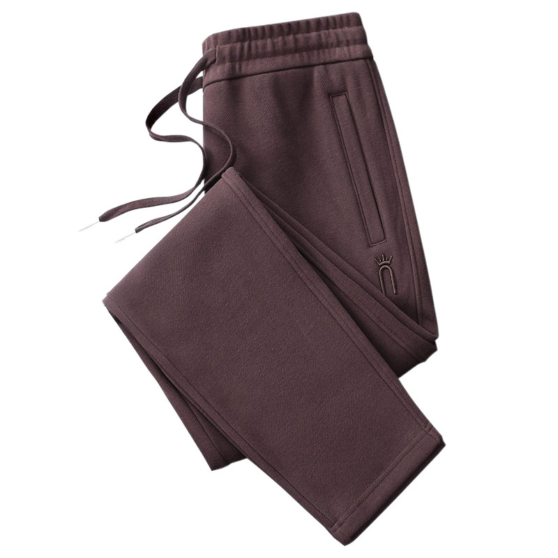 Moteriškos sportinės kelnės su polaru pledo įdaru, žiemai 2023, aukštas juosmuo, tiesus kirpimas, kasdienis miesto stilius, medvilnė >95%