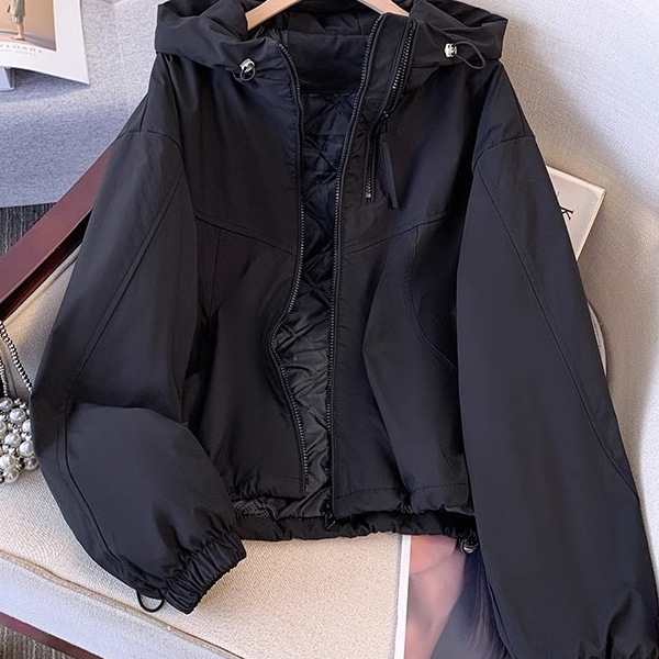 Γυναικείο ζακετάκι με κουκούλα από chenille με spandex – μακριά μανίκια, στυλ Royal Sister, Άνοιξη 2025