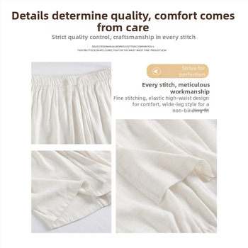 Naiste Tencel Lyocell lühikesed püksid – kapri pikkus, laiad lõiked, elastne vöö, õhuke puuvill-lina segu, suvi 2025