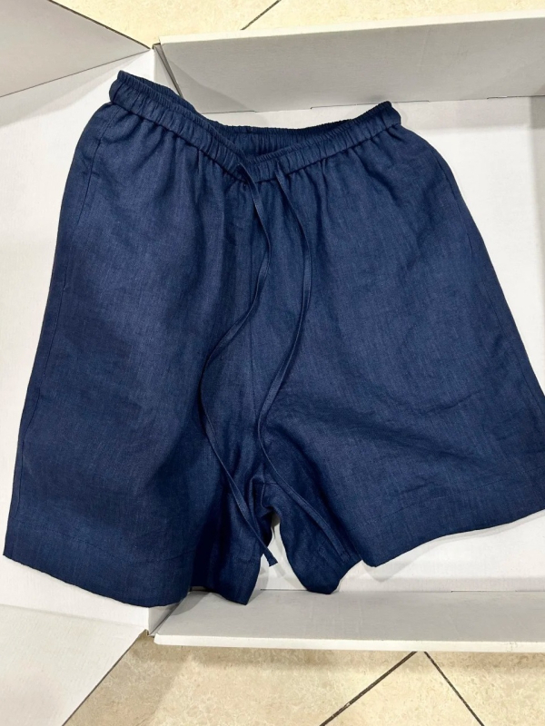 Naiste Tencel Lyocell lühikesed püksid – kapri pikkus, laiad lõiked, elastne vöö, õhuke puuvill-lina segu, suvi 2025