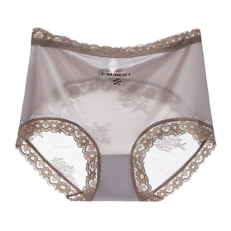 Chiloți pentru femei din nylon talie înaltă – fără urme vizuale, ridicare posterior, uscare rapidă, căptușeală din bumbac