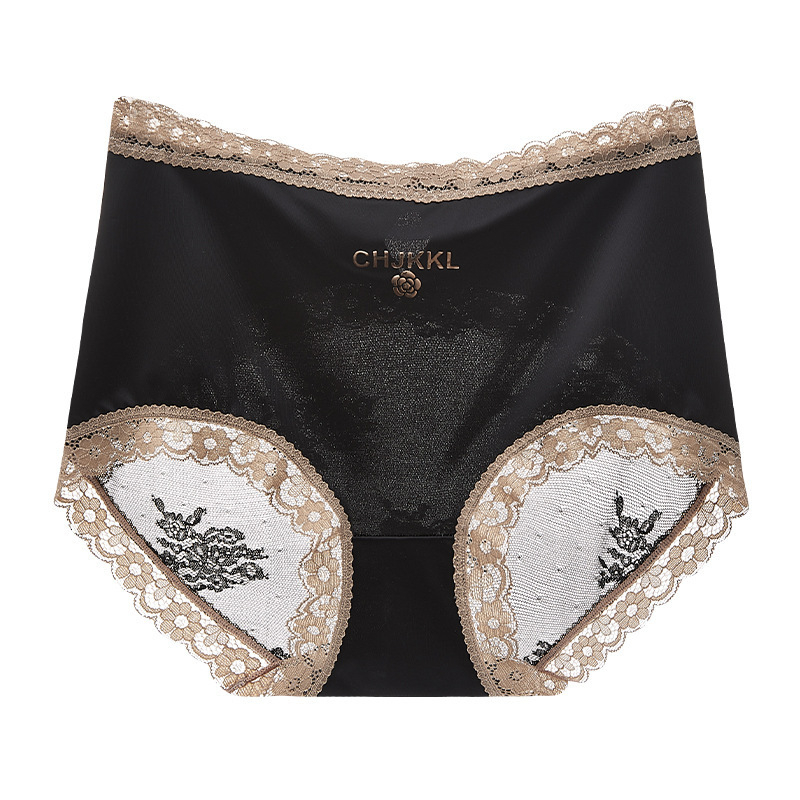 Chiloți pentru femei din nylon talie înaltă – fără urme vizuale, ridicare posterior, uscare rapidă, căptușeală din bumbac