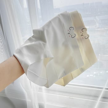 Lenjerie intimă pentru femei talie medie cu căptușeală din bumbac, antibacteriană, respirabilă, uscare rapidă (Țesătură Ice Silk, nailon 50-70%, 31-40D, tricotat)