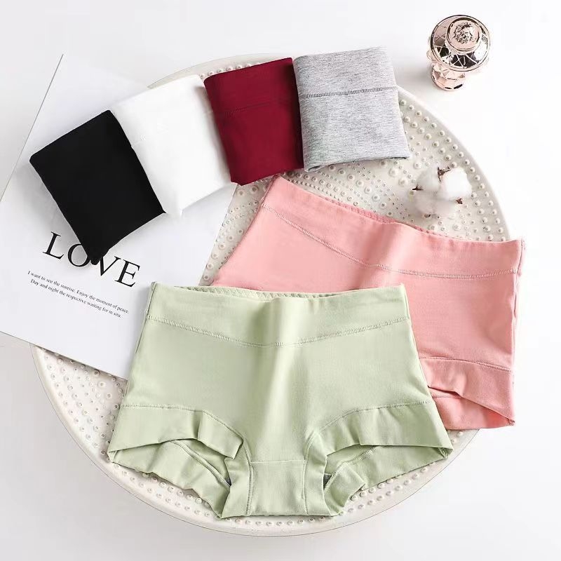 Dámske bavlnené boxerky s nízkym pásom, antibakteriálna výstelka, pletené spodné prádlo