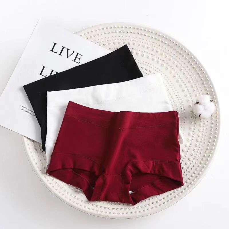 Dámske bavlnené boxerky s nízkym pásom, antibakteriálna výstelka, pletené spodné prádlo
