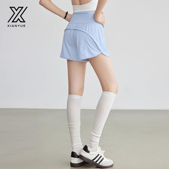 Youyou naiste suvised pilates lühikesed püksid — hingavad, 83% nailon / 17% spandeks, sale lõige, jooksmiseks (2025 suvi)