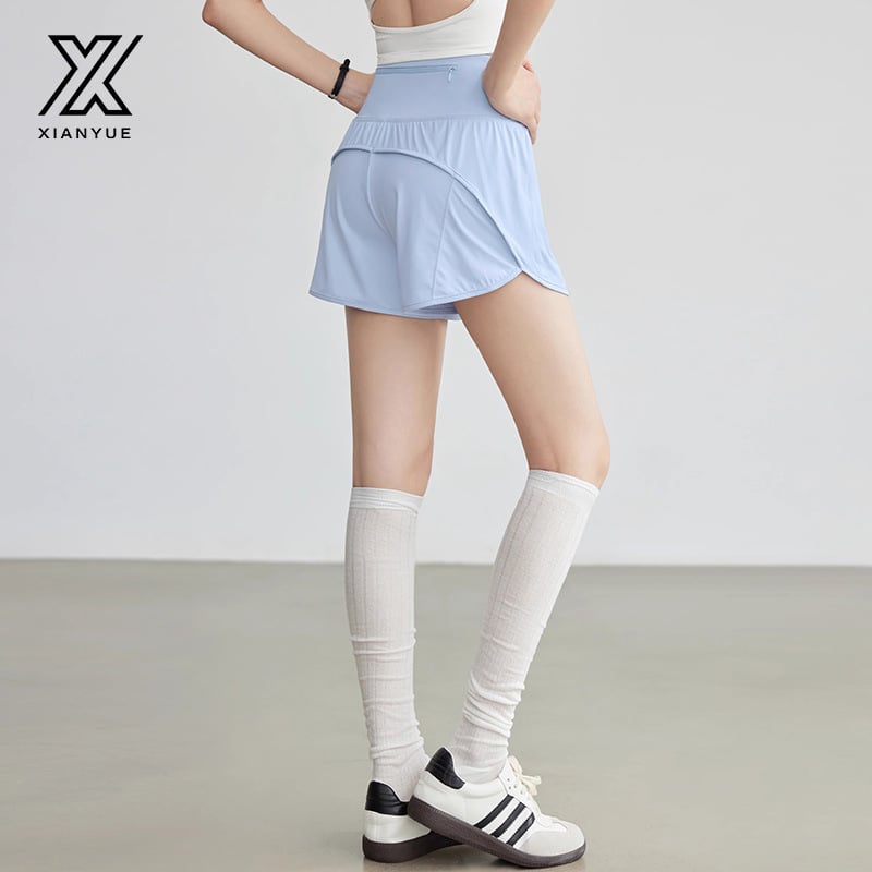 Youyou naiste suvised pilates lühikesed püksid — hingavad, 83% nailon / 17% spandeks, sale lõige, jooksmiseks (2025 suvi)