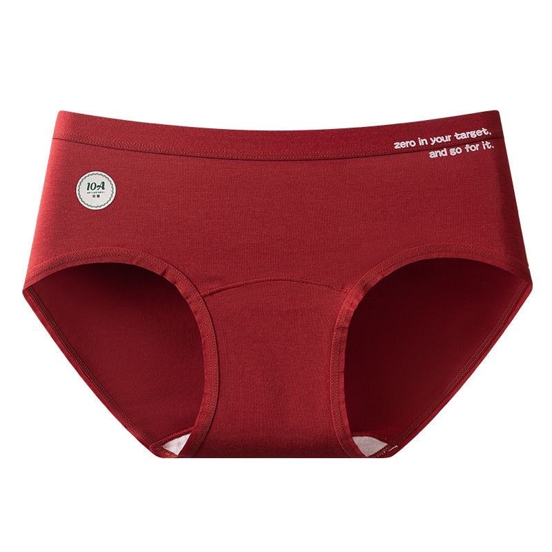 Chiloți damă din bumbac antibacteriali, talie medie, cu zonă inghinală extinsă; material principal: bumbac (90–95%); căptușeala zonei inghinale: 95–100% bumbac