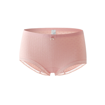 Chiloți femei fără cusuri, din amestec de bumbac, talie medie, respirabili, antibacterieni, modelare corp
