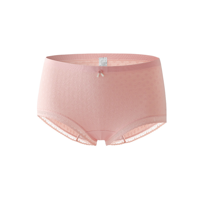 Chiloți femei fără cusuri, din amestec de bumbac, talie medie, respirabili, antibacterieni, modelare corp