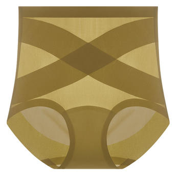 Chiloți femei fără cusătură, talie înaltă – nailon respirabil, 20D, conturarea abdomenului, ridicare a șezutului