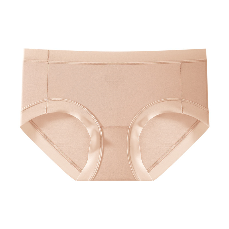Lenjerie intimă pentru femei din modal, antibacteriană, respirabilă, uscare rapidă, cu căptușeală din mătase Mulberry