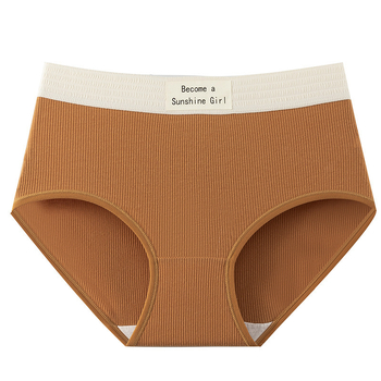 Duo xiyan Chiloți femei din bumbac, talie medie, 90–95% bumbac, țesătură rib, respirabile, antibacteriene, pentru toate anotimpurile