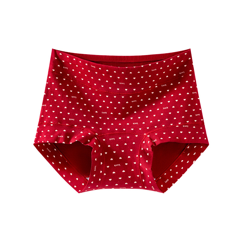 Chiloți din bumbac pentru femei, respirabili, antibacterieni, talie înaltă, 90–95% bumbac