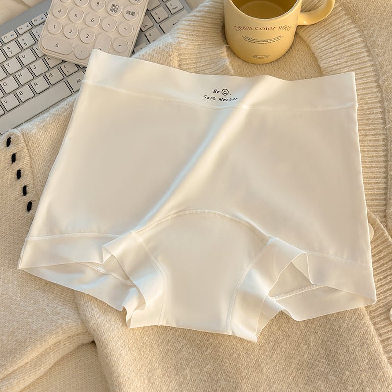 Lenjerie intimă pentru femei Ice Silk, boxer briefs, talie medie, nailon 90–95%, căptușeală în zona crosei 100% bumbac, antibacterian, respirabil