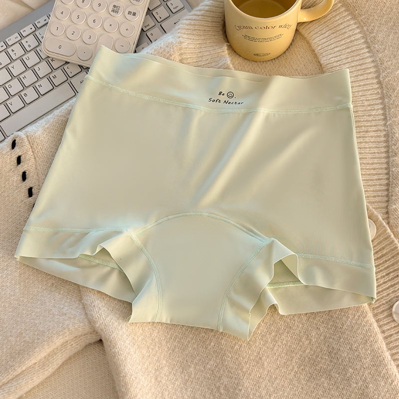 Lenjerie intimă pentru femei Ice Silk, boxer briefs, talie medie, nailon 90–95%, căptușeală în zona crosei 100% bumbac, antibacterian, respirabil